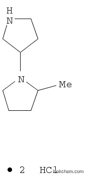 Molecular Structure of 1146415-33-9 (2-methyl-1,3'-bipyrrolidine hydrochloride)